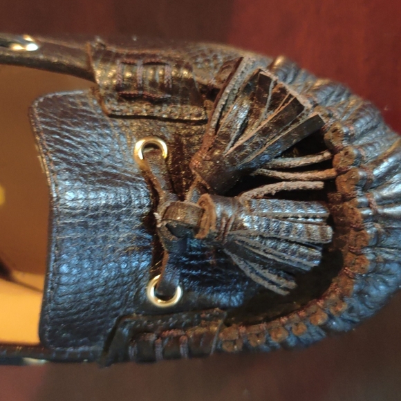 Fendi Brown Tassel Pumps - Picture 11 of 13